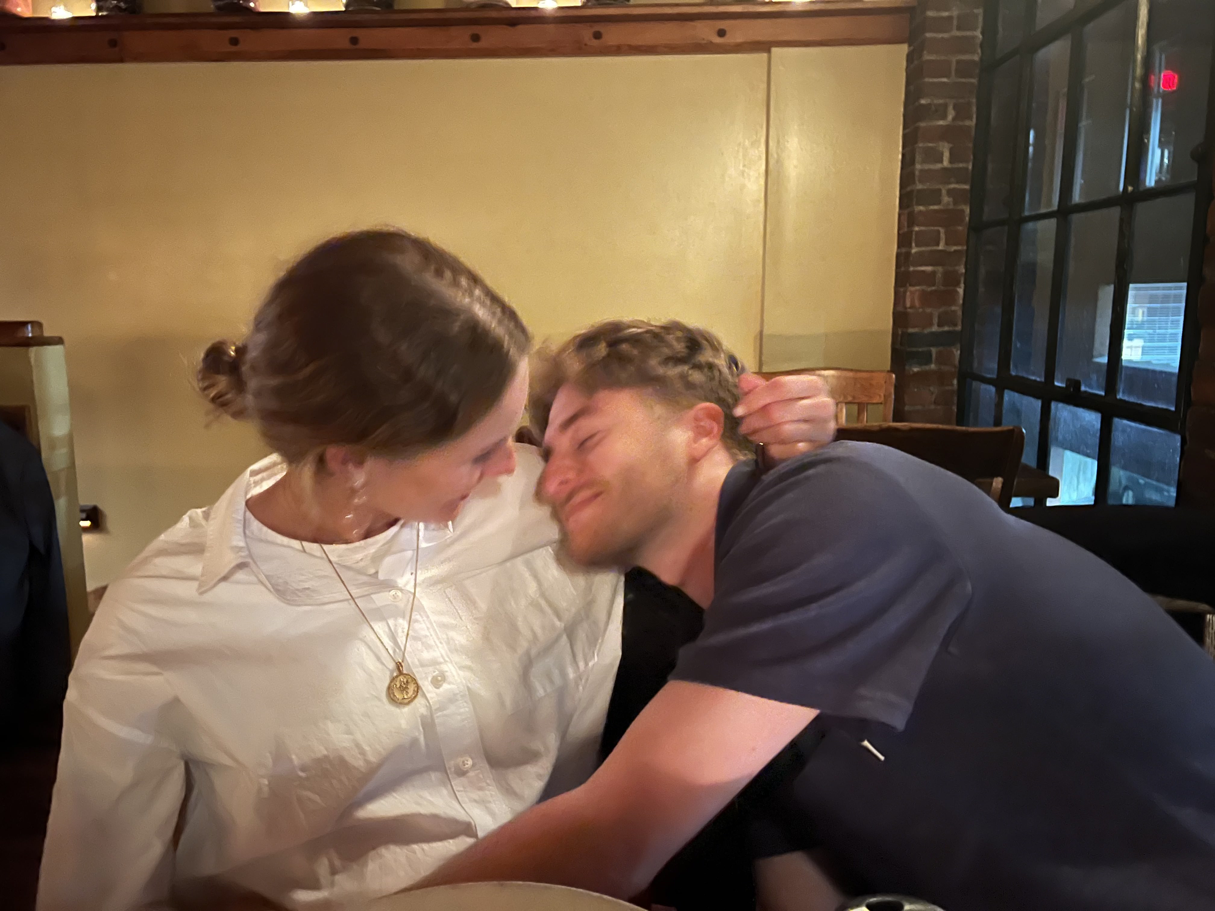 A quiet embrace over dinner in Portland